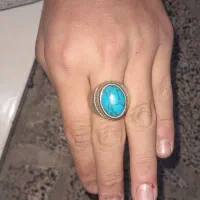 انگشتر عتیقه فیروزه و سبز|جواهرات|نسیم‌شهر, |دیوار