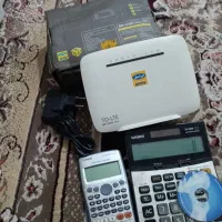 یه عدد مودم ایرانسل با دوعدد ماشین حساب