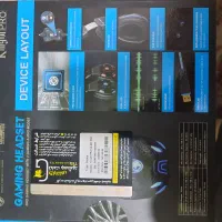 هدست گیمینگ Sades مدل Knight Pro با پایه|قطعات و لوازم جانبی رایانه|اهواز, زندوکیلی|دیوار