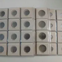 ورق آلبوم سکه به همراه کاور سکه