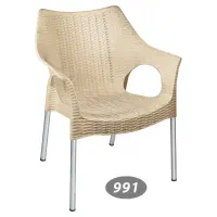 ناصر پلاستیک صندلی حصیربافت کد 991