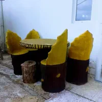 میز و صندلی  باغی سالم و درحدنو