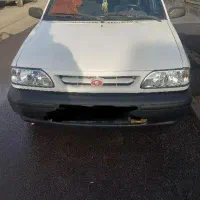 پراید تکگانه سفید ۹۳ بیرنگ