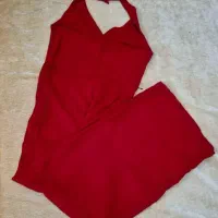 دو عدد اوورال سایز 36مشکی و قرمز|لباس|ماهدشت, |دیوار