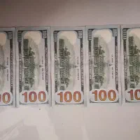 100دلاری 2عدد شماره پشت هم
