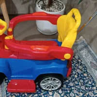 ماشین کودک دسته دار و موزیکال مجیکار
