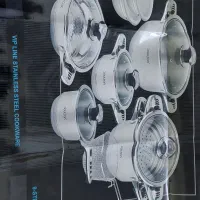 سرویس قابلمه ۱۸ پارچه استیل اصل برند خارجی دالتون