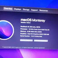 مک بوک ایر MacBook air 2017|رایانه همراه|قم, صفائیه|دیوار