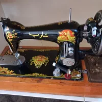 چرخ خیاطی قدیمی ژاپنی برند شارپ دستی