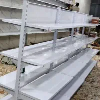 ۵ متر قفسه دیواری ۶ متر قفسه دوطرفه فروشگاهی نو