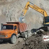 ماسه شن مخلوط نخاله خاک سنگ تک و ده چرخ