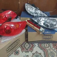 چراغ ۲۰۶ جفت جلو و عقب