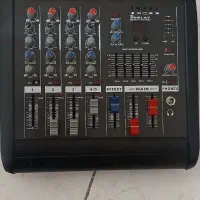 پاور میکسر .میکروفن