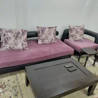 مبل ترک ۷نفره تمیز|مبلمان خانگی و میز عسلی|مینودشت, |دیوار