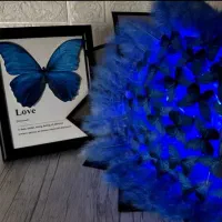 دستهگل پروانه روبان بالن باکس نوزادطبیعی و عروس|گل مصنوعی|مشهد, طلاب|دیوار