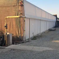 یک قطعه زمین و گلخانه ۱۳۰۰ متری طرح اسپانیایی