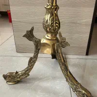 میز برنجی با صفحه سنگ|مبلمان خانگی و میز عسلی|تهران, مینای شمالی (مخبر)|دیوار