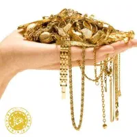 طلای شکسته وآب شده