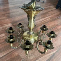 یک جفت لوستر برنجی در حد نو