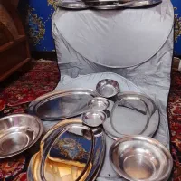 ست کامل ظروف استیل ضدزنگ، طراحی خاص و تمیز|ظروف سرو و پذیرایی|اصفهان, شهرک کاوه|دیوار