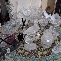 ظروف کریستال  مجسمه تزئینی چک فرانسه روس|ظروف سرو و پذیرایی|تهران, خرمشهر|دیوار
