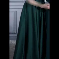 لباس مجلسی بسیار شیک سبز زمردی