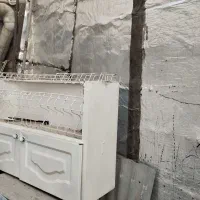 یخچال،سینک ظرفشویی آبچکان کابینت آشپزخانه فلزی|آب‌چکان و نظم‌دهنده ظروف|جوانرود, |دیوار