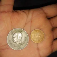 یه سکه ۵۰دیناری وشاهی