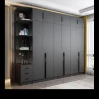 کمد دیواری ام دی اف و درب اتاقی