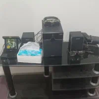 زیر تلوزیون و اسپکر با دو باند برای تلوزیون