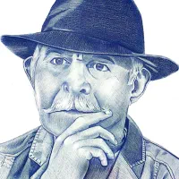 فروش طراحی سیاه قلم سایز بزرگ ۵۰ در ۷۰ بدون قاب|تابلو، نقاشی، عکس|ساری, |دیوار