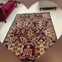 یه فرش ۴متری یه روفرشی طرح فرش ۶متری
