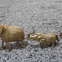 مجسمه های فیل برنجه