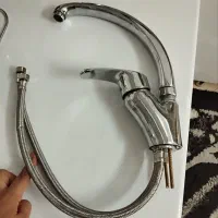 دوتا شیر روشویی و اشپزخانه طلایی و نقره ای|لوازم سرویس بهداشتی|قم, شاه سید علی|دیوار