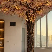 اجرا ونصب حرفه ایی انواع درخت مصنوعی(درخت شکوفه)