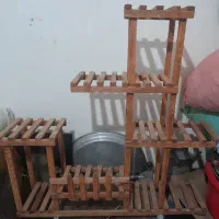 جا گلدونی چوبی در حدنو