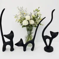 مجسمه-دکوری گربه 3عددی