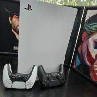 PS5 دیجیتال دو دسته فول بازی در حد نو