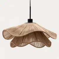 لوستر مکرومه وپرده ودیوار کوب  رافیا