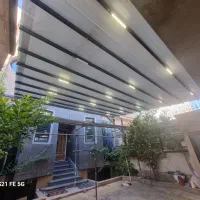 سایبان سایه بازویی سقف متحرک برقی آلاچیق روف گاردن|خدمات پیشه و مهارت|مشهد, سجاد شهر|دیوار