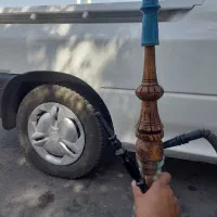 قلیان کامل چوب گردو نو طعم نخورده طراحی سنتی|کلکسیون و سرگرمی|شاهرود, |دیوار