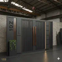 درب فولادی یکتا در آهنی ویلایی و آپارتمانی آهنگری