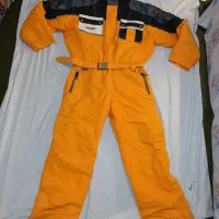 لباس اسکی BRUGIفسفرنارنجی یکسره خلبانی XXL ایتالیا