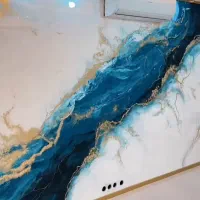 نقاشی ساختمان و اجرای طرح سنگ اسلب|خدمات پیشه و مهارت|کاشان, راه آهن کاشان|دیوار