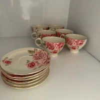 فنجون نعلبکی لمونژ کاملا نو و سالم