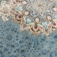 فرش خوشرنگ گل برجسته