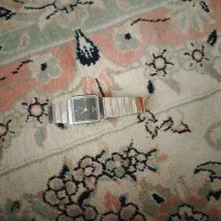 ساعت آناتوم نقره ای صفحه داخلی مشکی کم یاب لاکچری