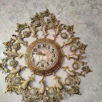 ساعت دیواری برنج