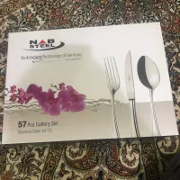 سرویس قاشق چنگال و چاقو ۵۷ پارچه ناب استیل|ظروف سرو و پذیرایی|تهران, پونک|دیوار