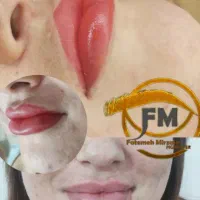 فیبروز شیدلب خط چشم بن مژه آموزش تتوصورت|خدمات آرایشگری و زیبایی|پرند, فاز ۲|دیوار